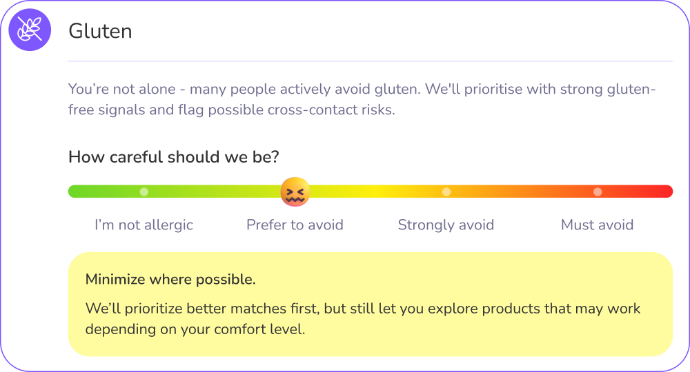 Tell us what to avoid